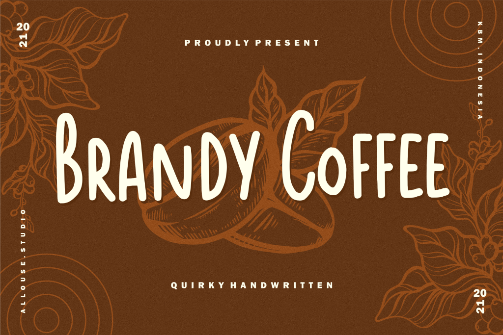 Brandy Coffee Demo Font website image