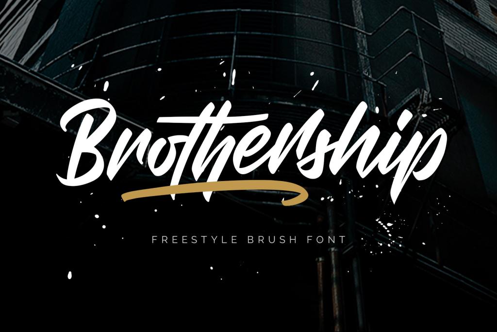 Brothership Font website image