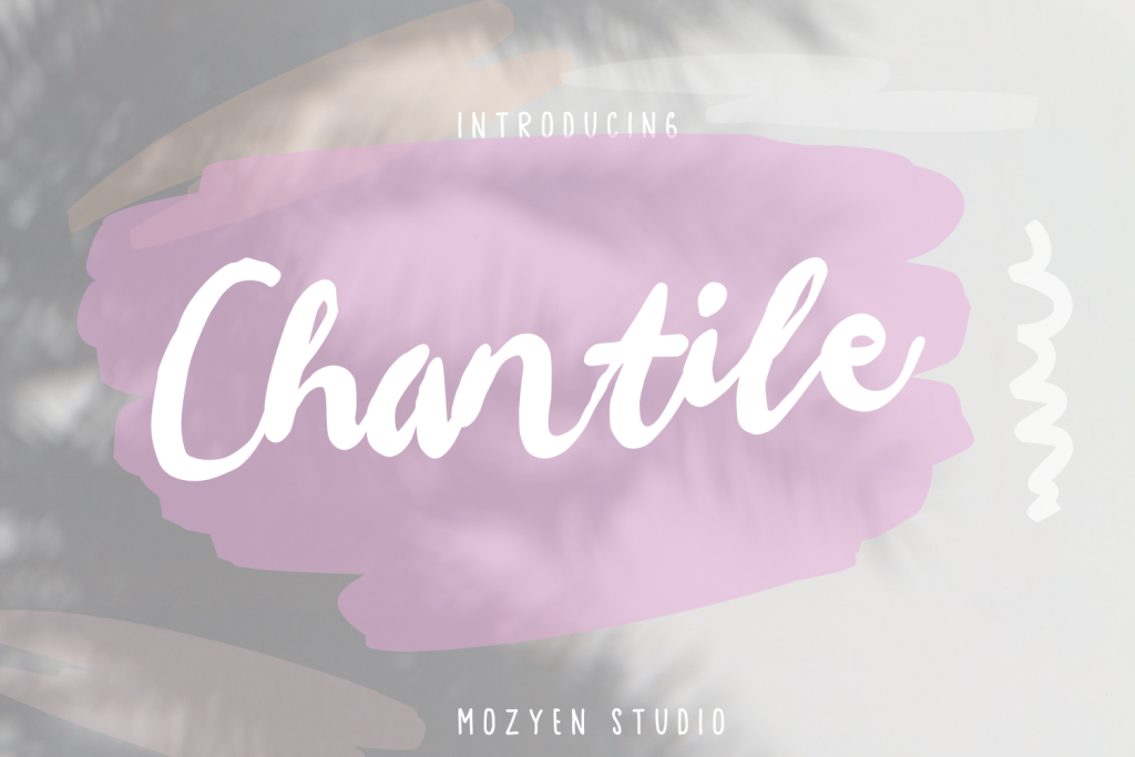 Chantile Font website image