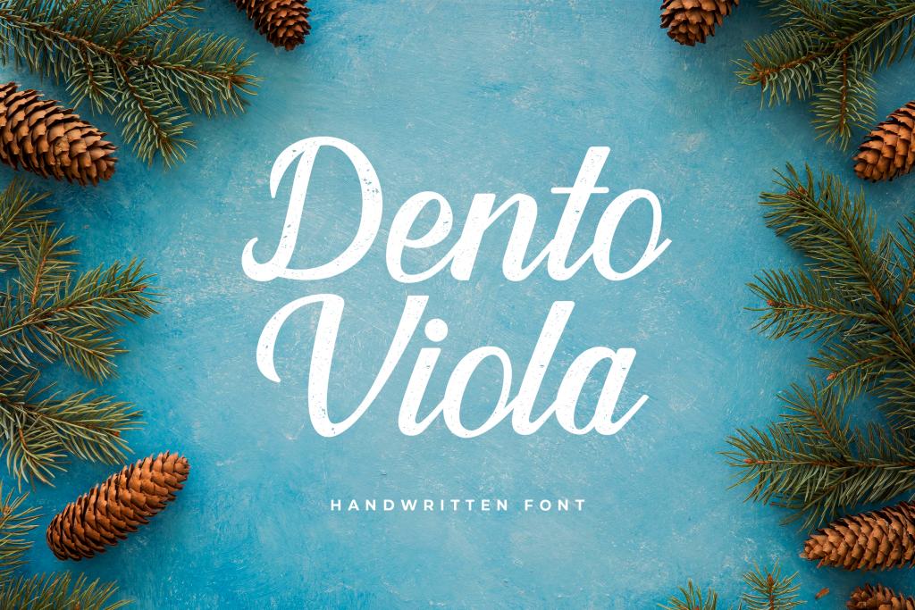 Dento Viola Font website image