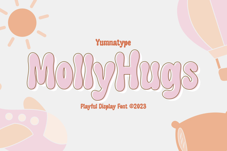 Molly Hugs Font website image
