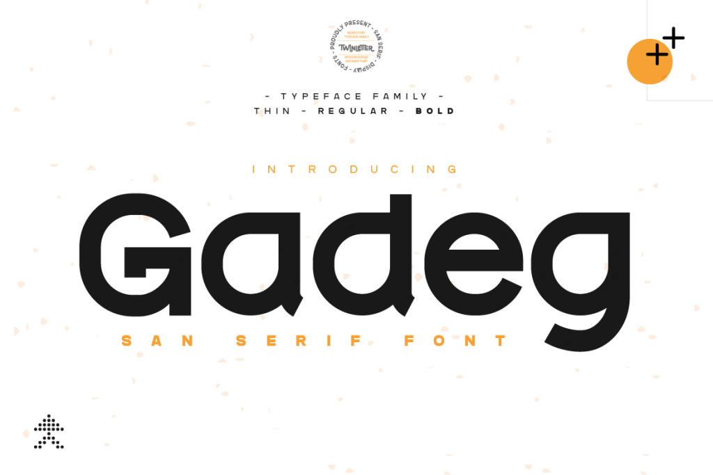 Gadeg Font Family website image