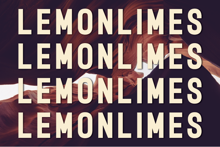 Lemonlimes Font website image