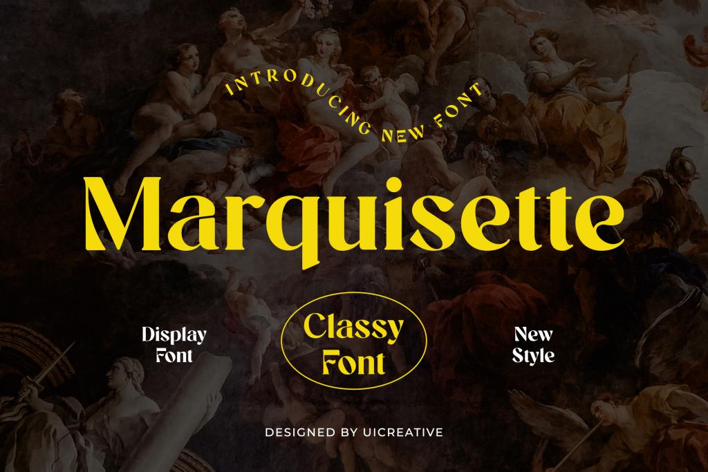 Marquisette Font website image