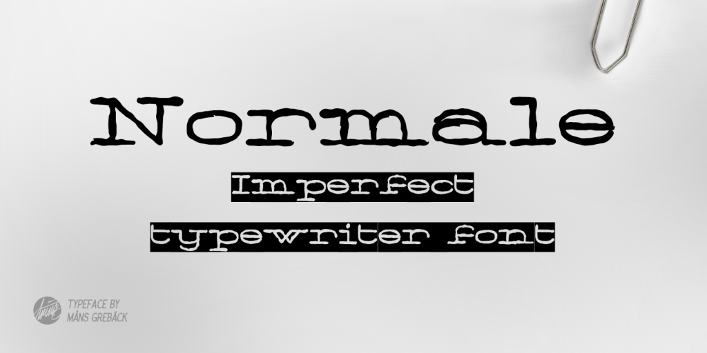 Normale Personal Use Font Family website image