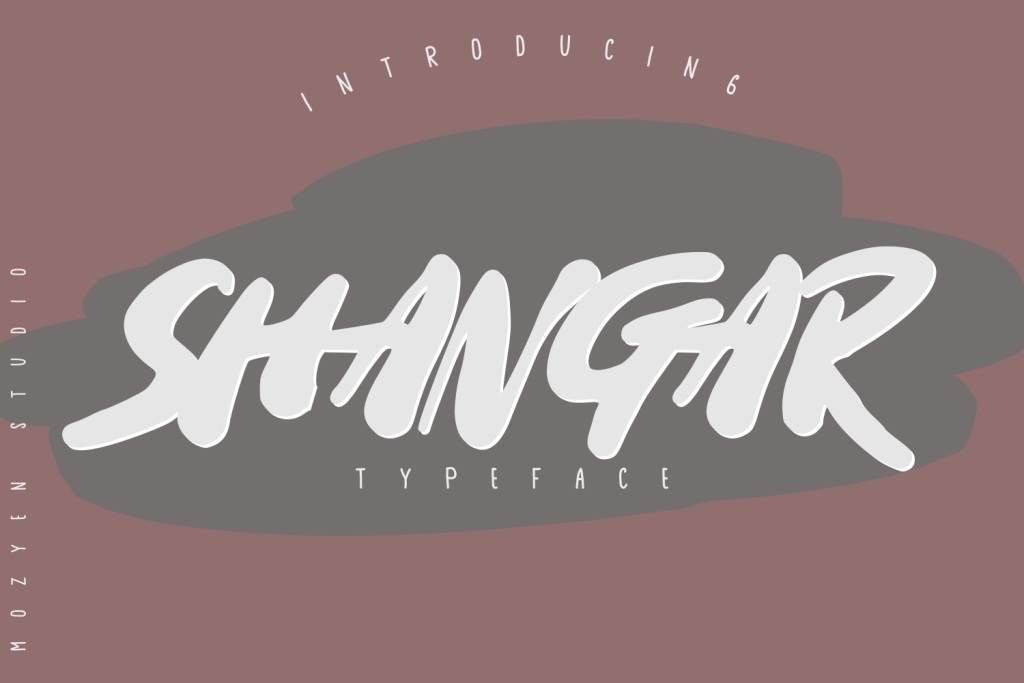 Shangar Font website image