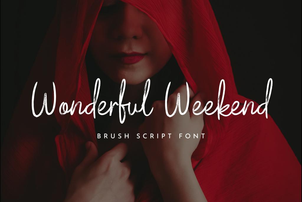 Wonderful Weekend Font website image