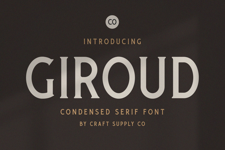 Giroud Font website image