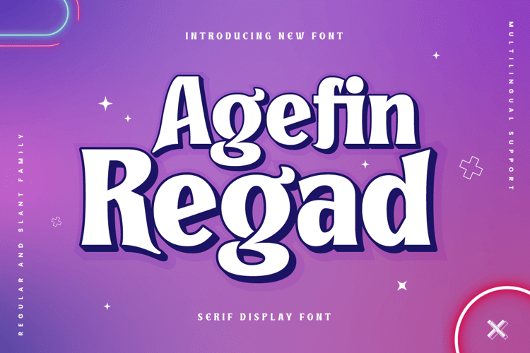 Agefin Regad Font website image