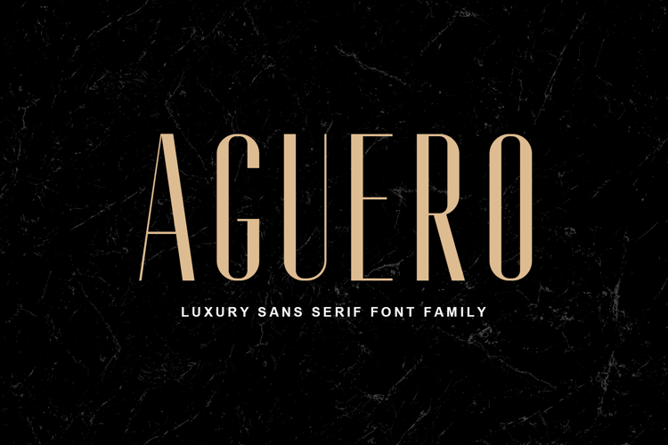 Aguero Sans Font website image