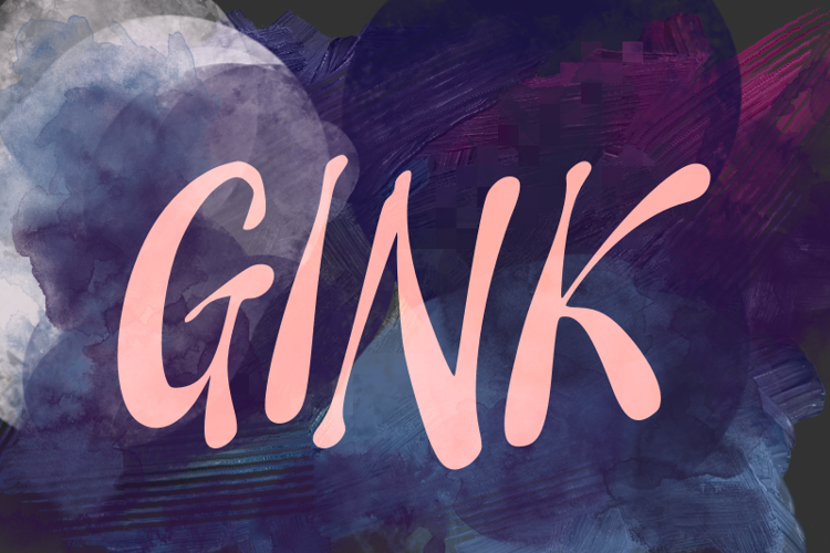 g Gink Font website image