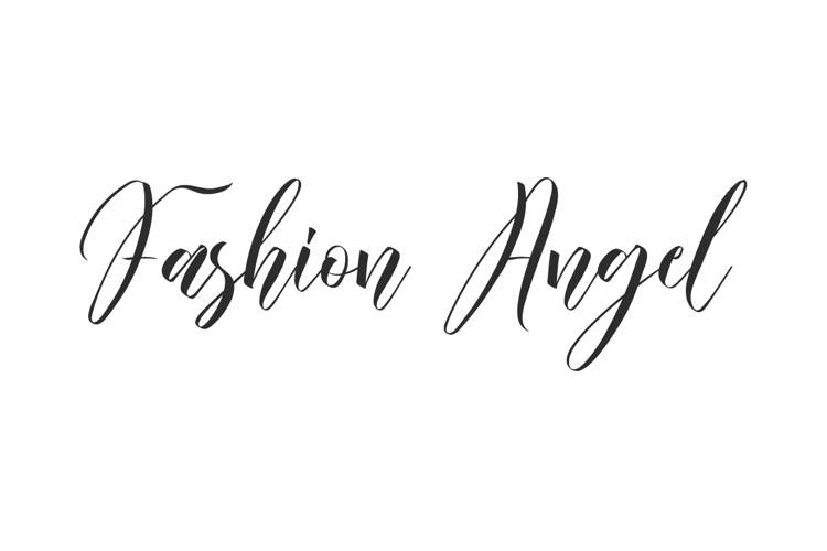 Fashion Angel Font website image