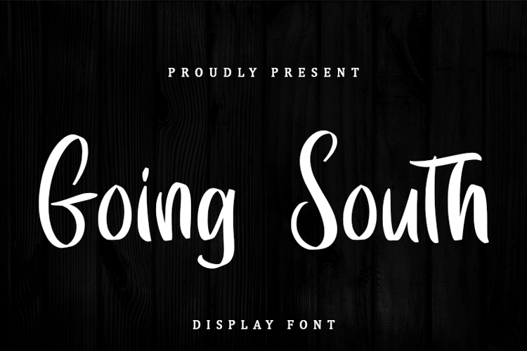 Going South Font website image