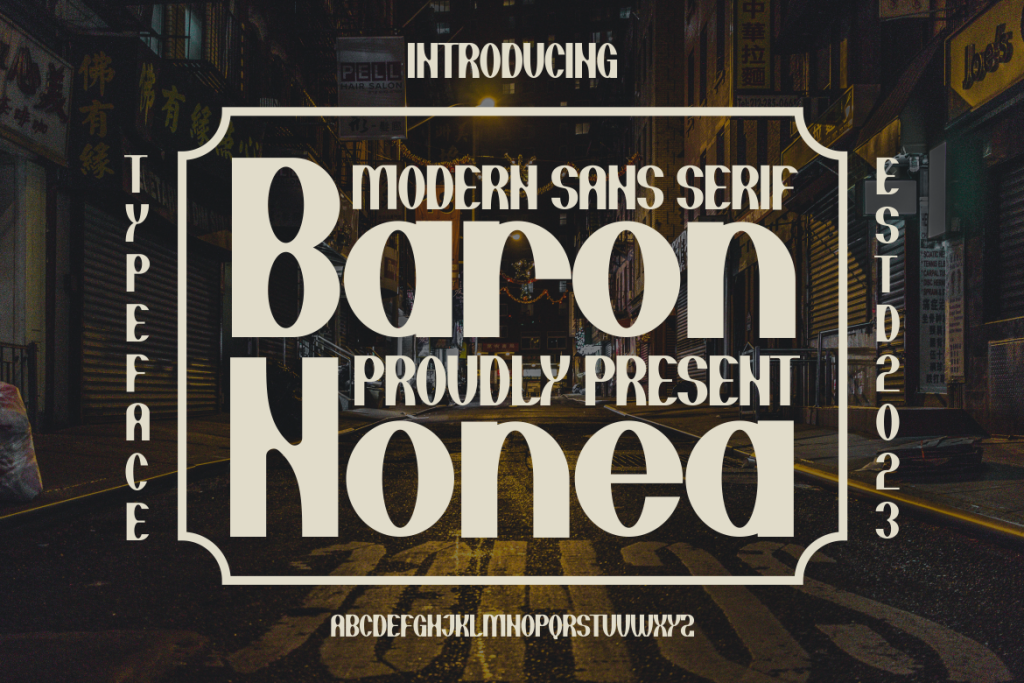 Baron Nonea Font website image