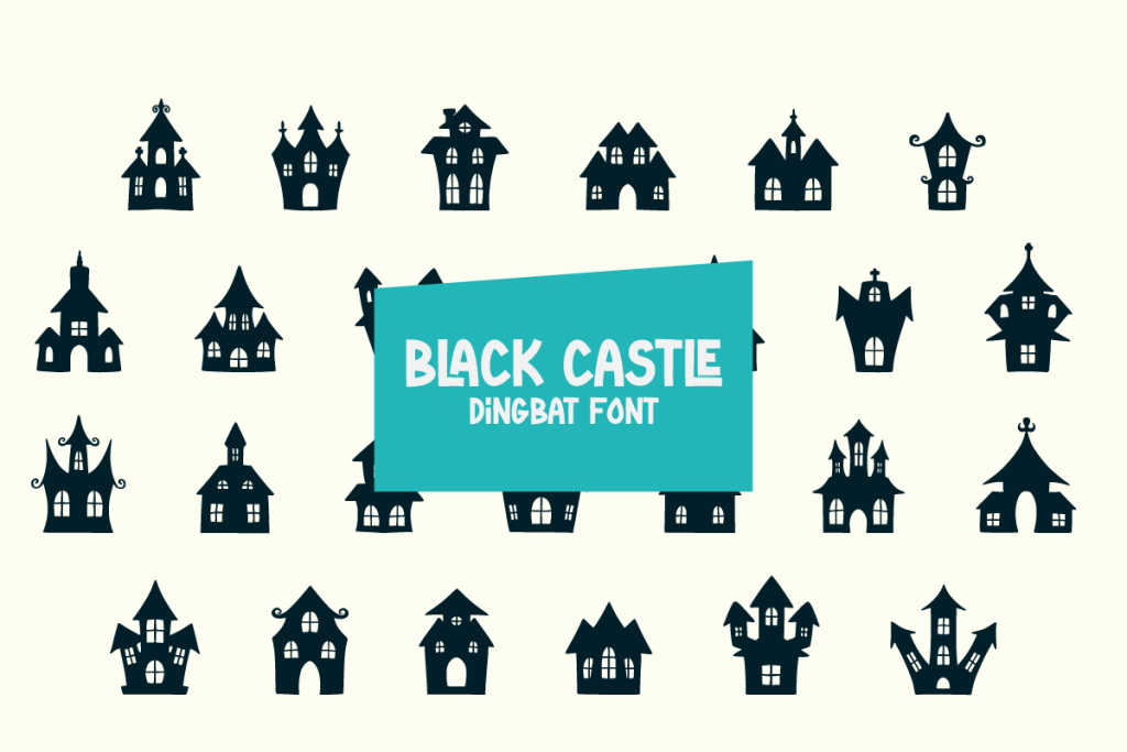 Black Castle Font website image