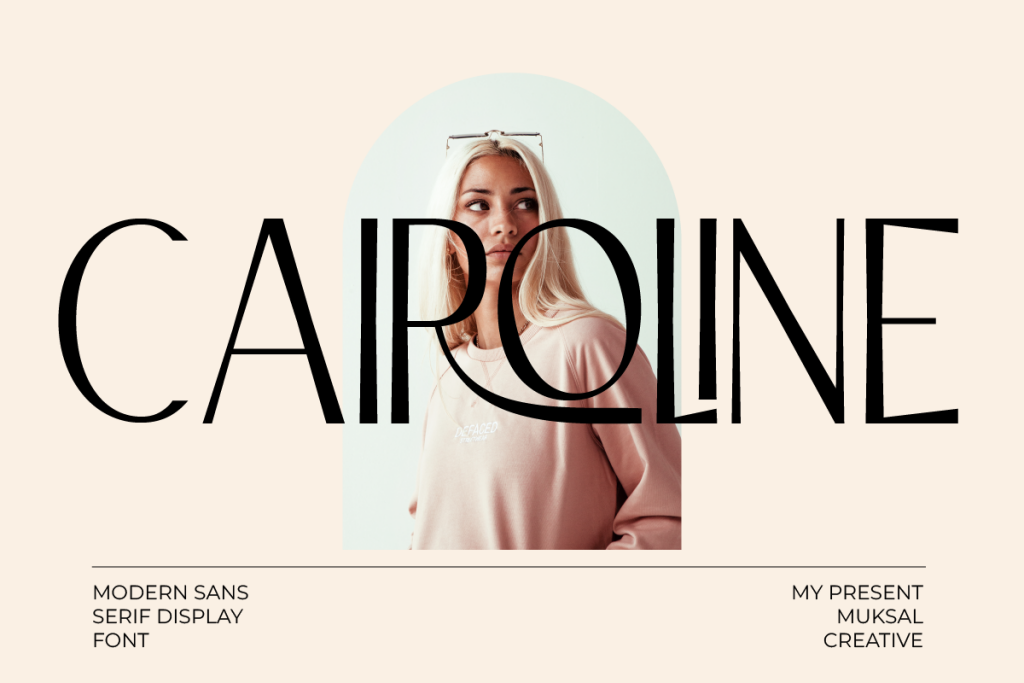 Cairoline Font website image