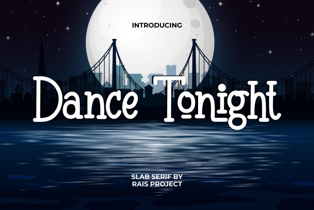 Dance Tonight Demo Font website image