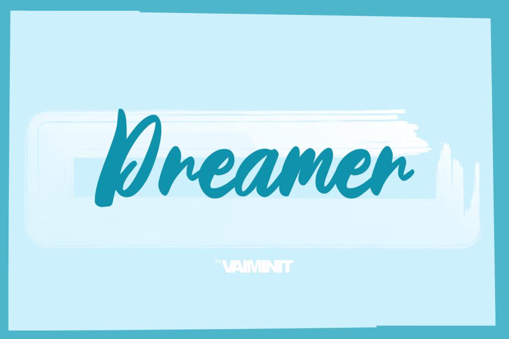 Dreamer Vaiminit Font website image