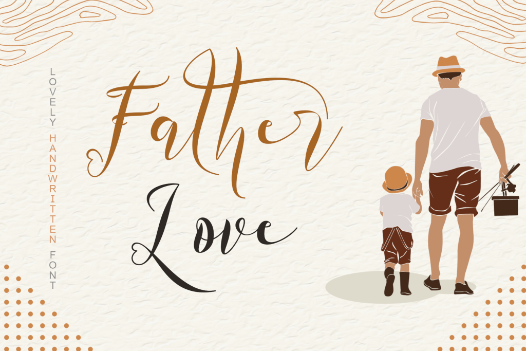 Father Love Font website image