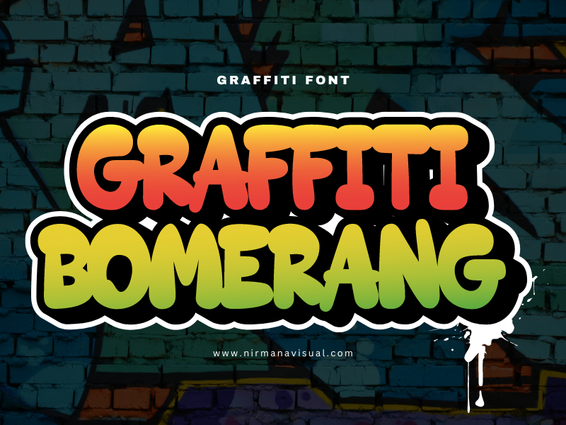 Graffiti Bomerang – Demo Version Font website image