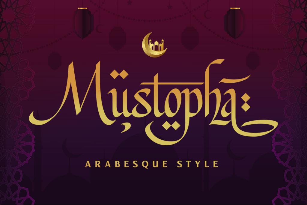 Mustopha Font website image