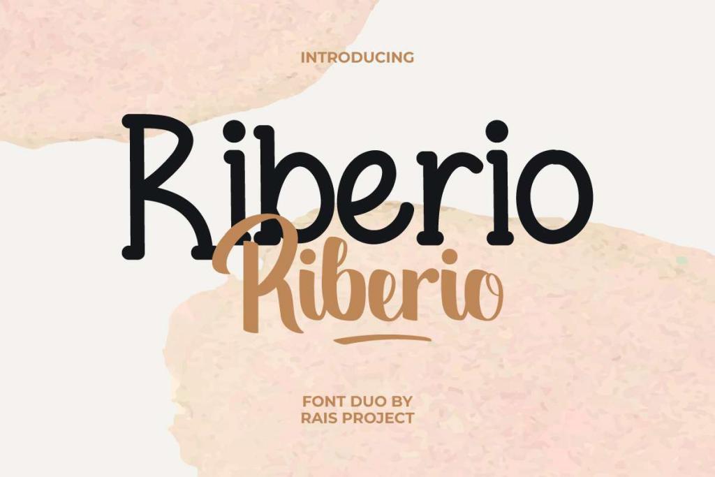 Riberio Demo Font Family website image
