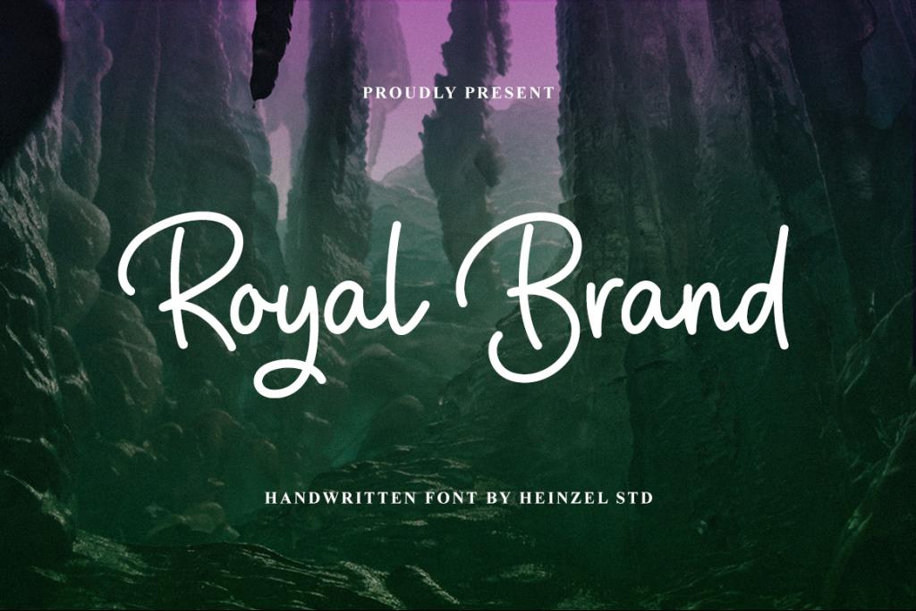 Royal Brand Font website image