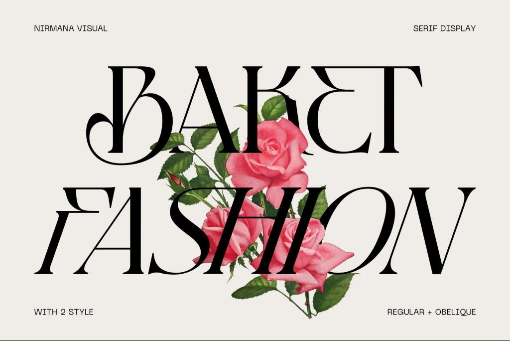 Baket Fashion – Demo Version Font website image
