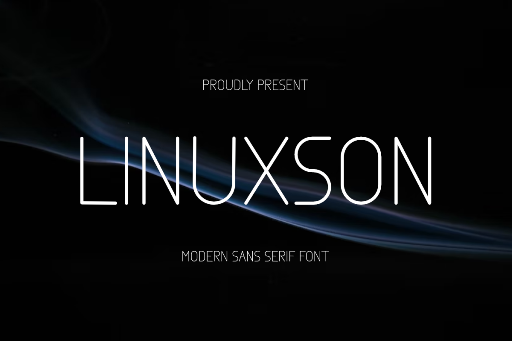 LINUXSON Font website image