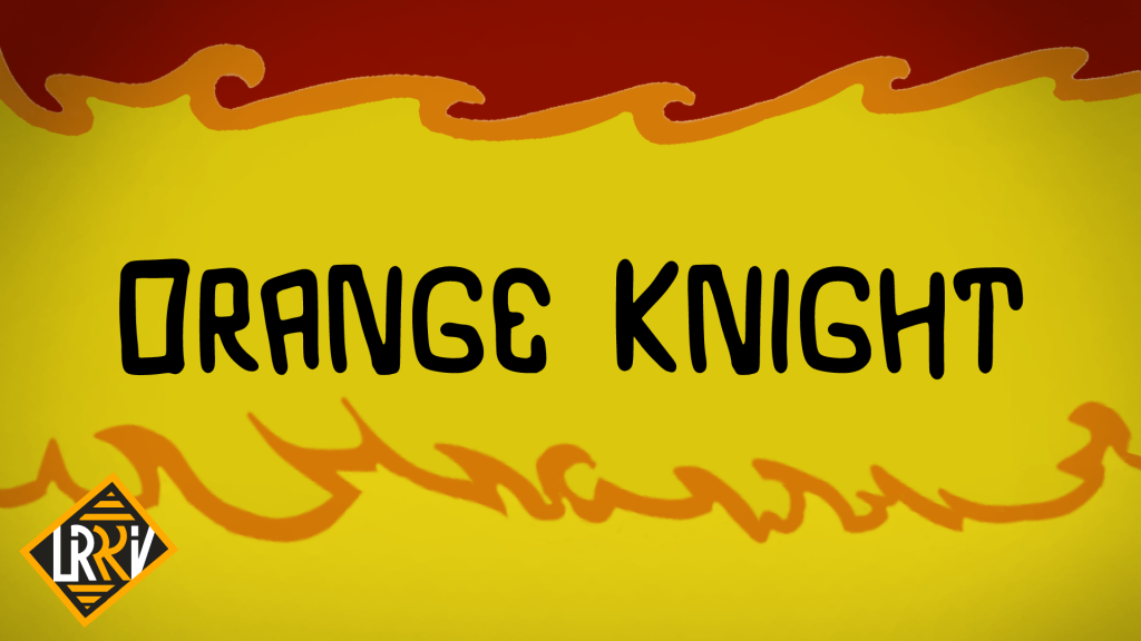 Orange Knight Font website image