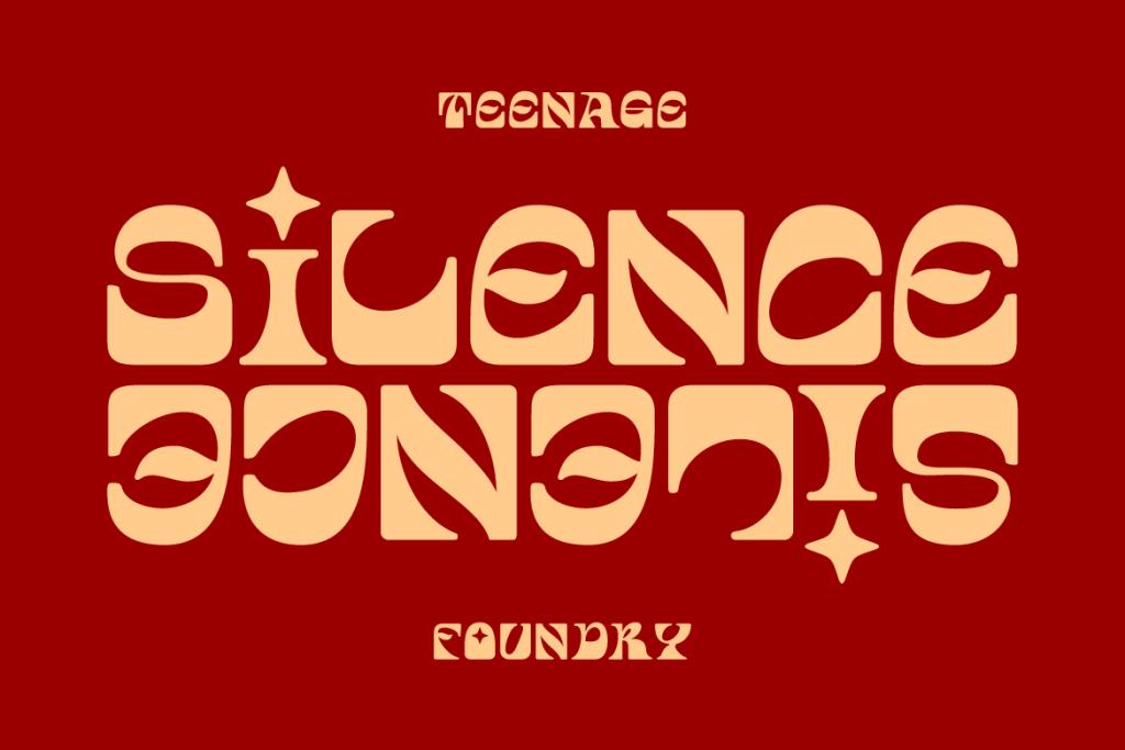 TF Silence DEMO Font website image