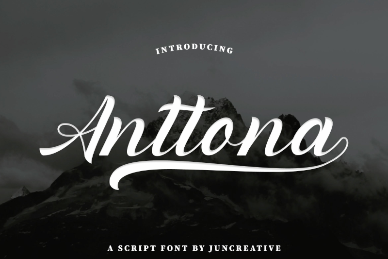 Anttona Font website image