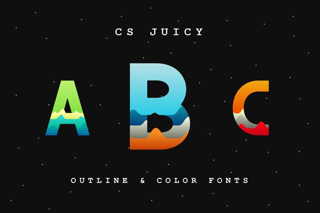 CS Juicy Font Family website image