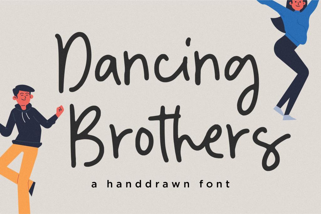 Dancing Brothers Font website image
