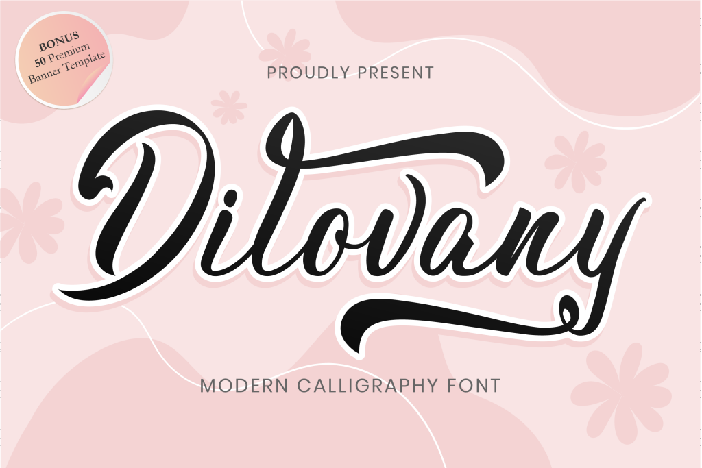 Dilovany Font website image