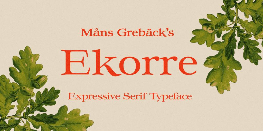 Ekorre PERSONAL USE ONLY Font Family website image