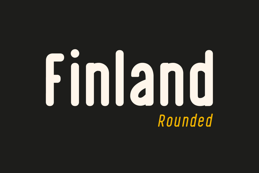 Finland Rounded Demo Font website image