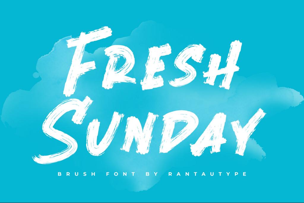 Fresh Sunday Font website image