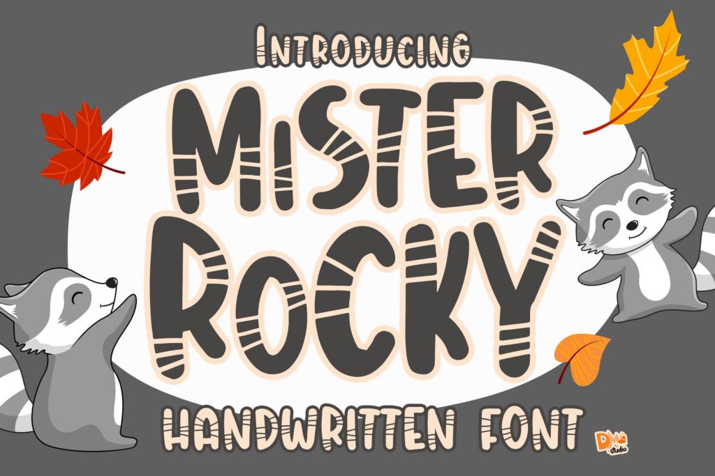 Mister Rocky Font website image