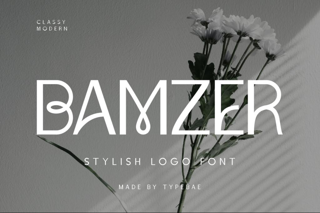 Bamzer Font website image
