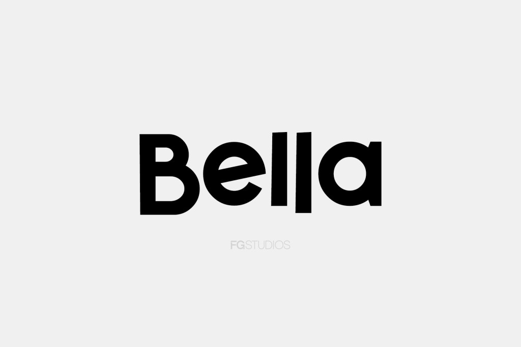 Bella Font website image