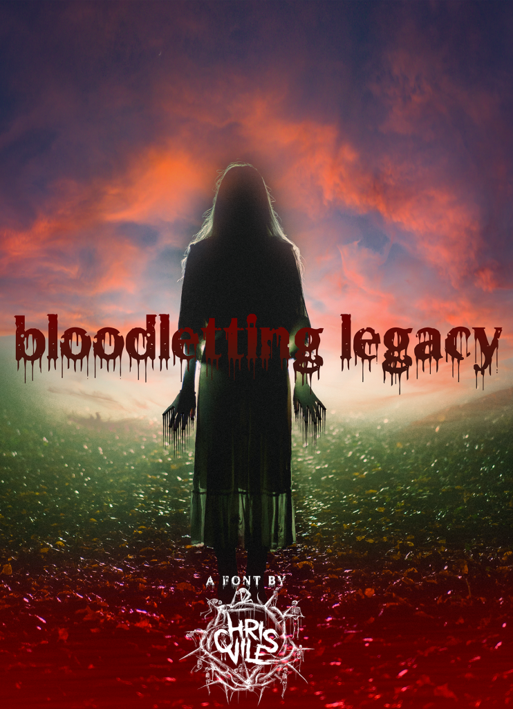 Bloodletting Legacy Font website image