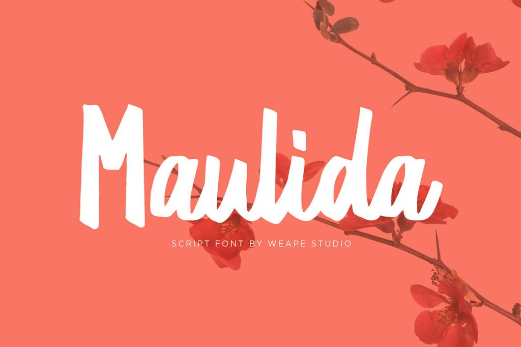 Maulida Font website image