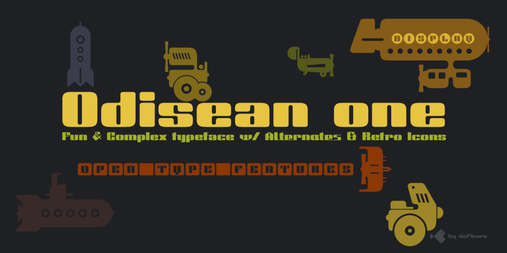 Odisean One Font website image