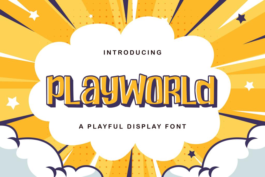 Playworld Font website image