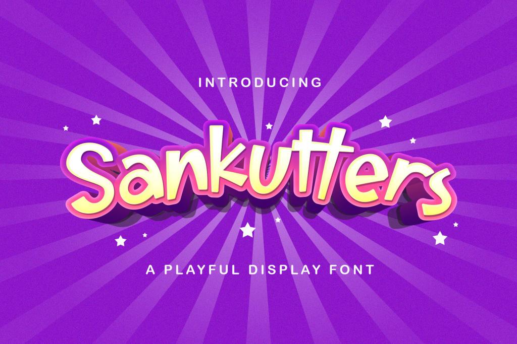 Sankutters Font website image