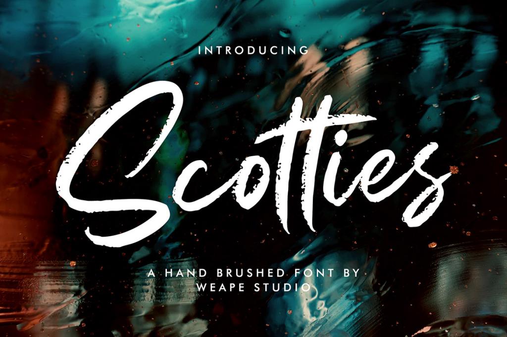 Scotties Font website image