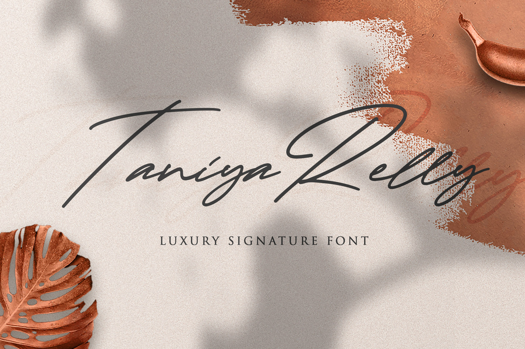Taniya Relly Font website image