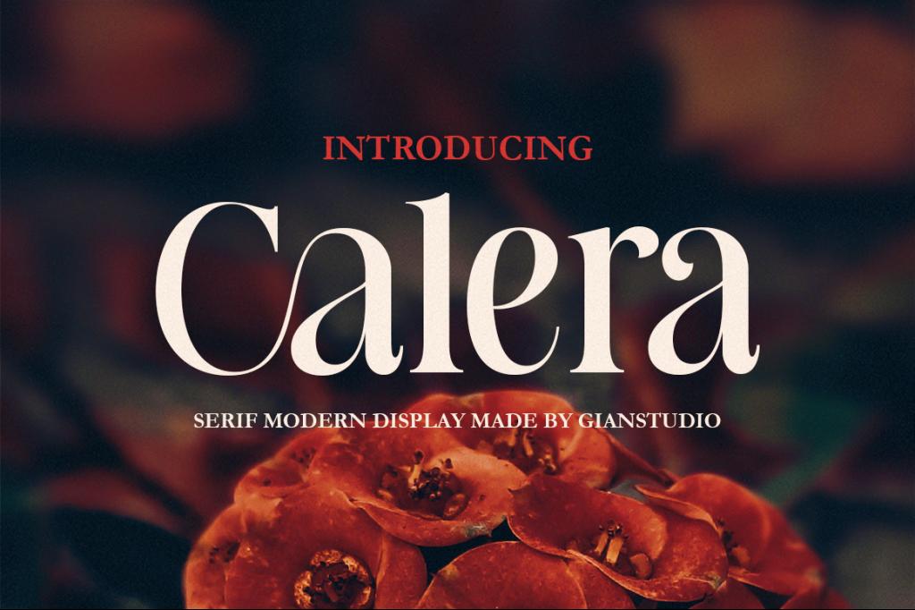 Calera Font website image