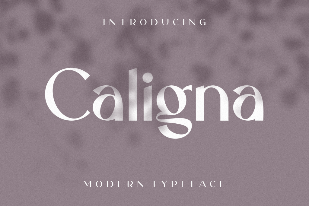 Caligna-Free Font website image